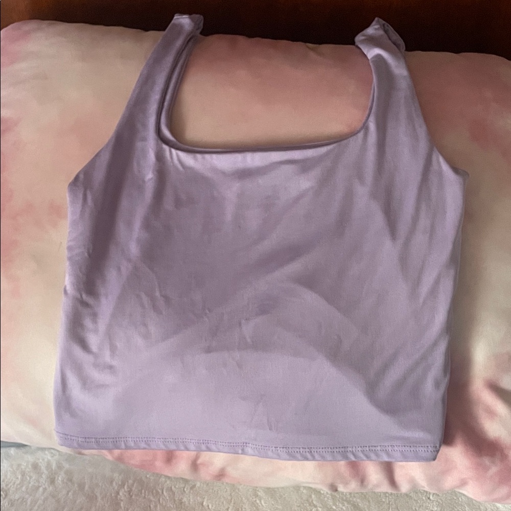 Lavender Crop Top